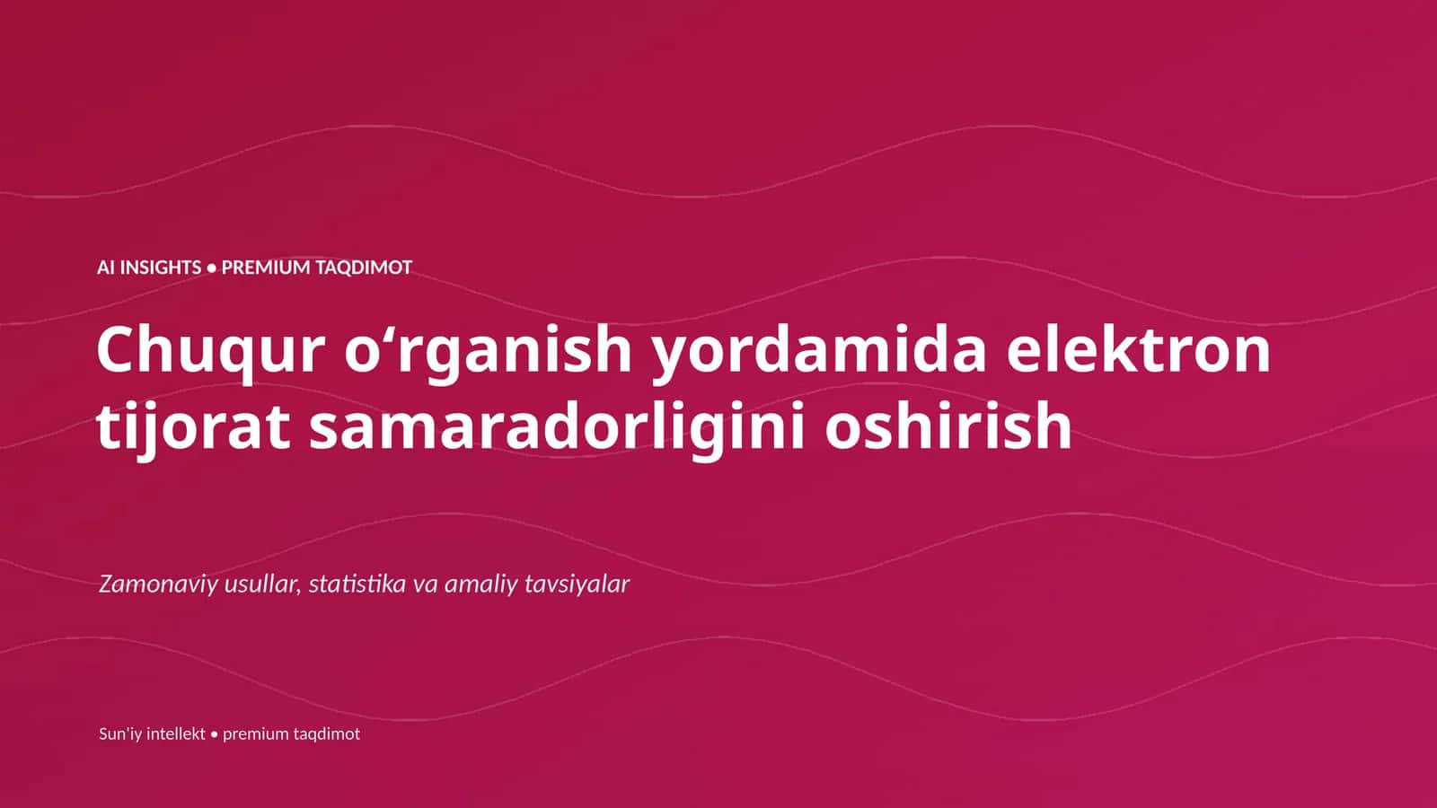 PREMIUM TAQDIMOT