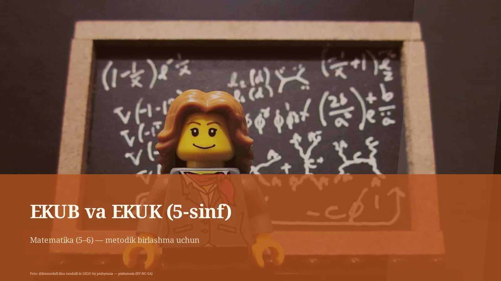 EKUB va EKUK (5-sinf)
