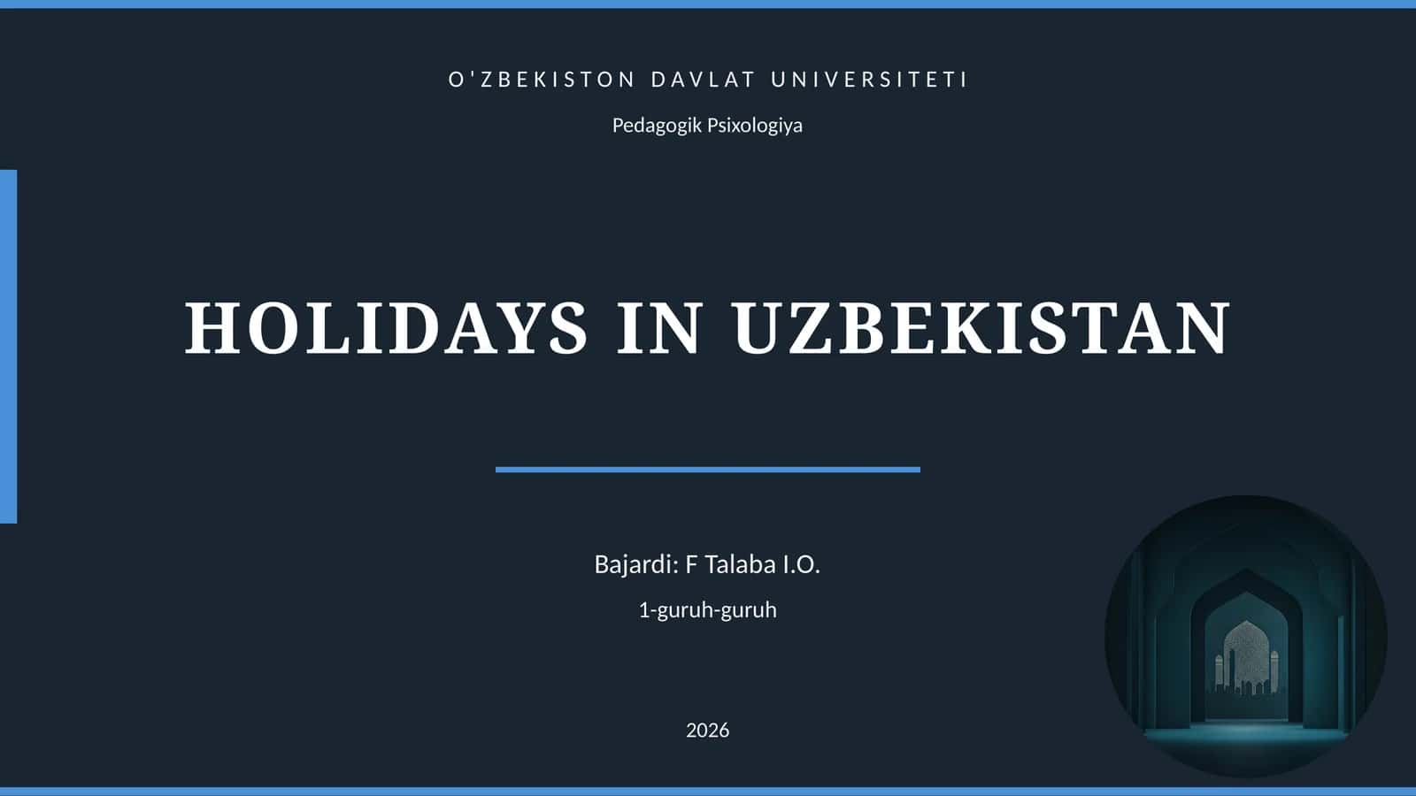 Pedagogik Psixologiya
