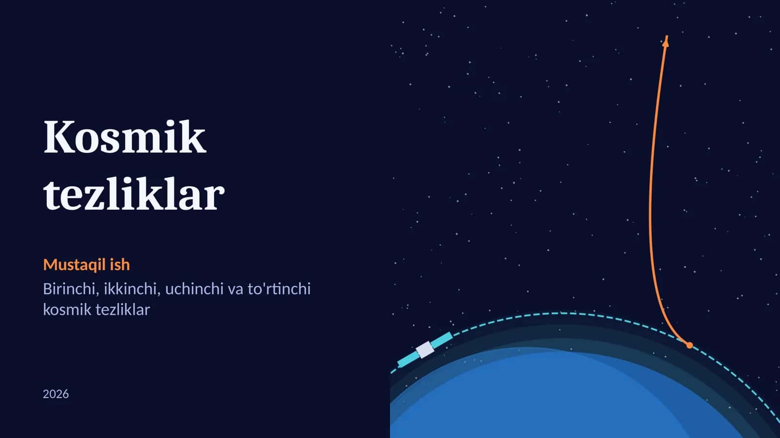 Kosmik tezliklar
