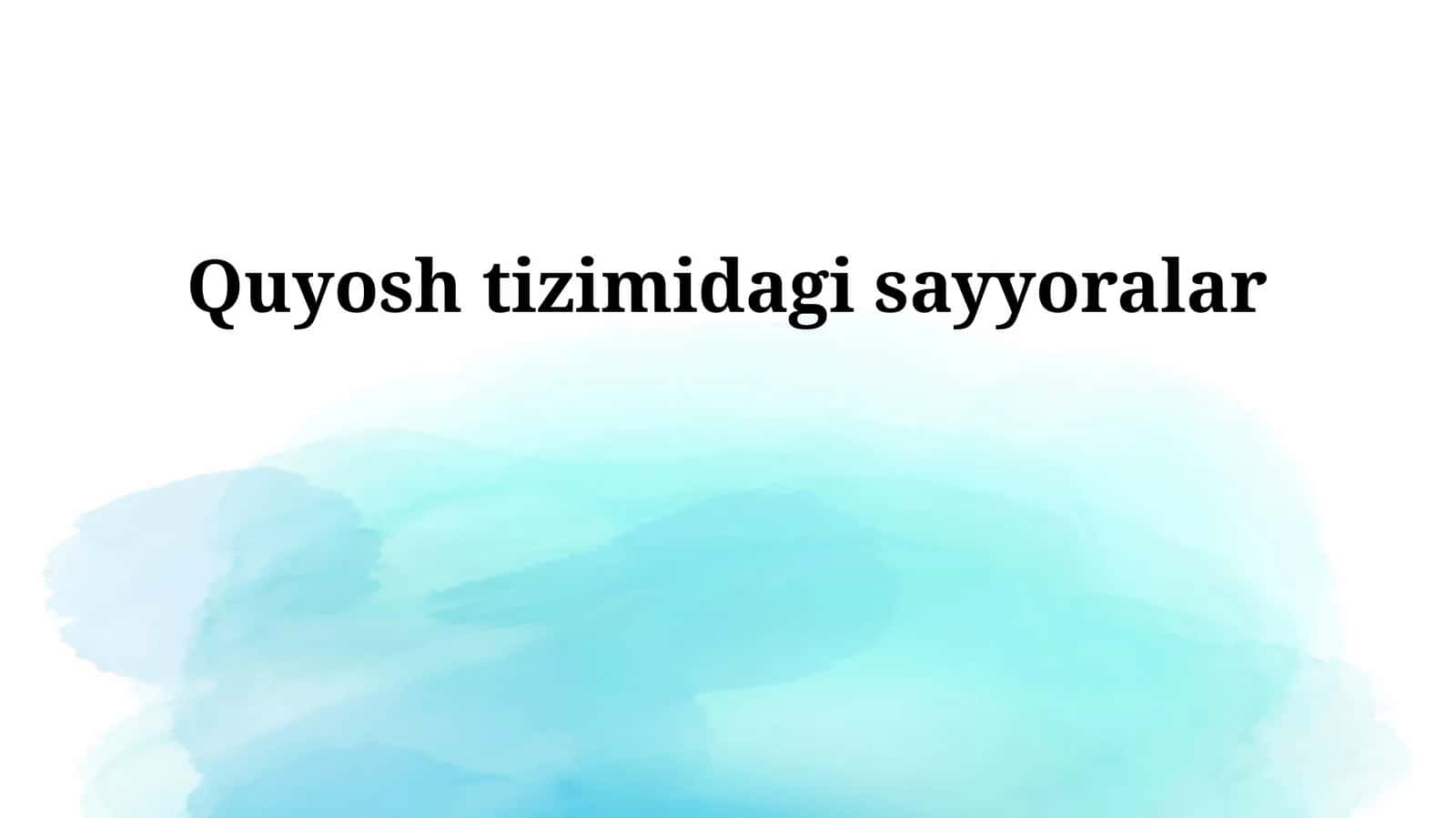 Quyosh tizimidagi sayyoralar