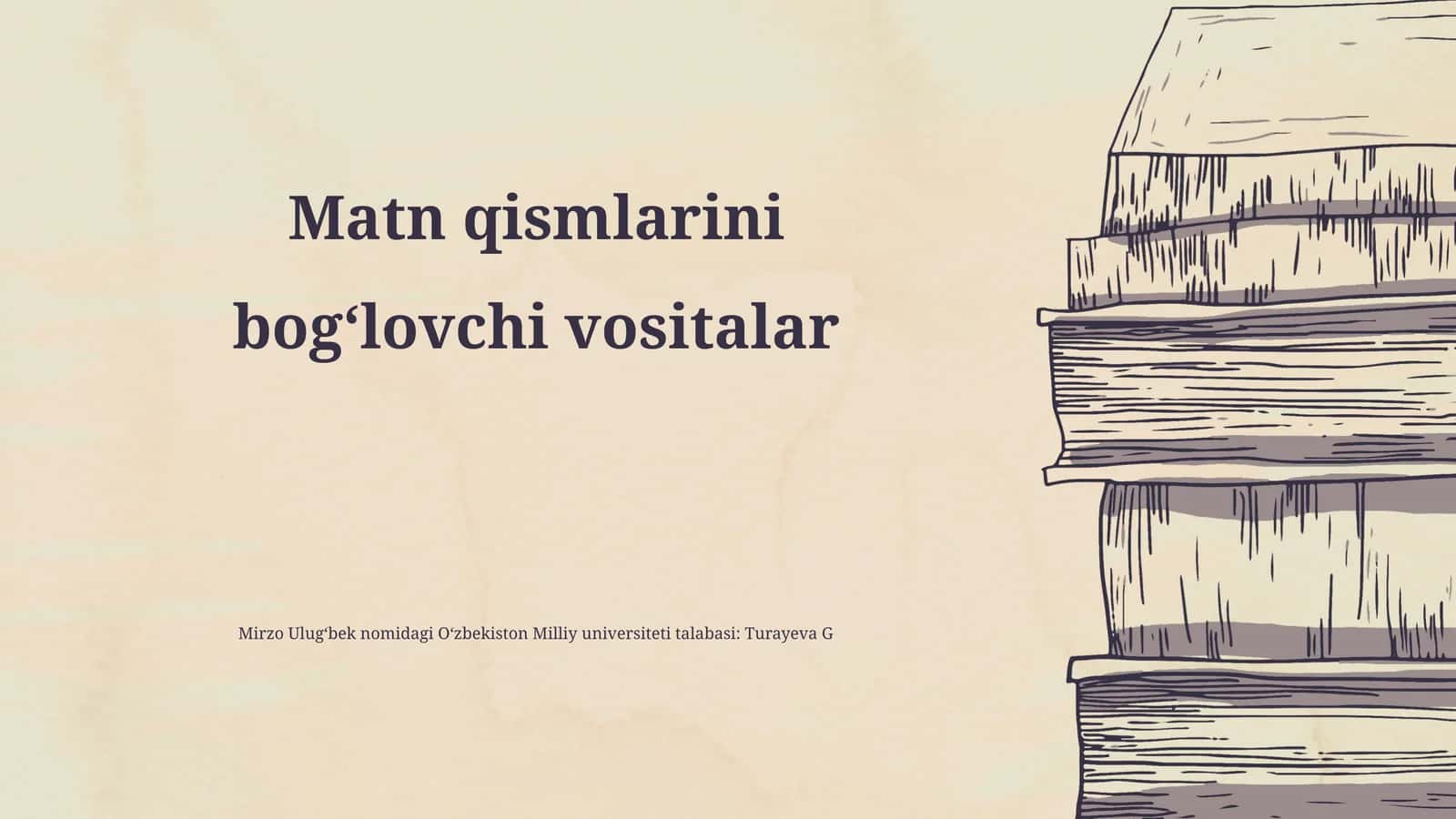 Matn qismlarini bogʻlovchi vositalar