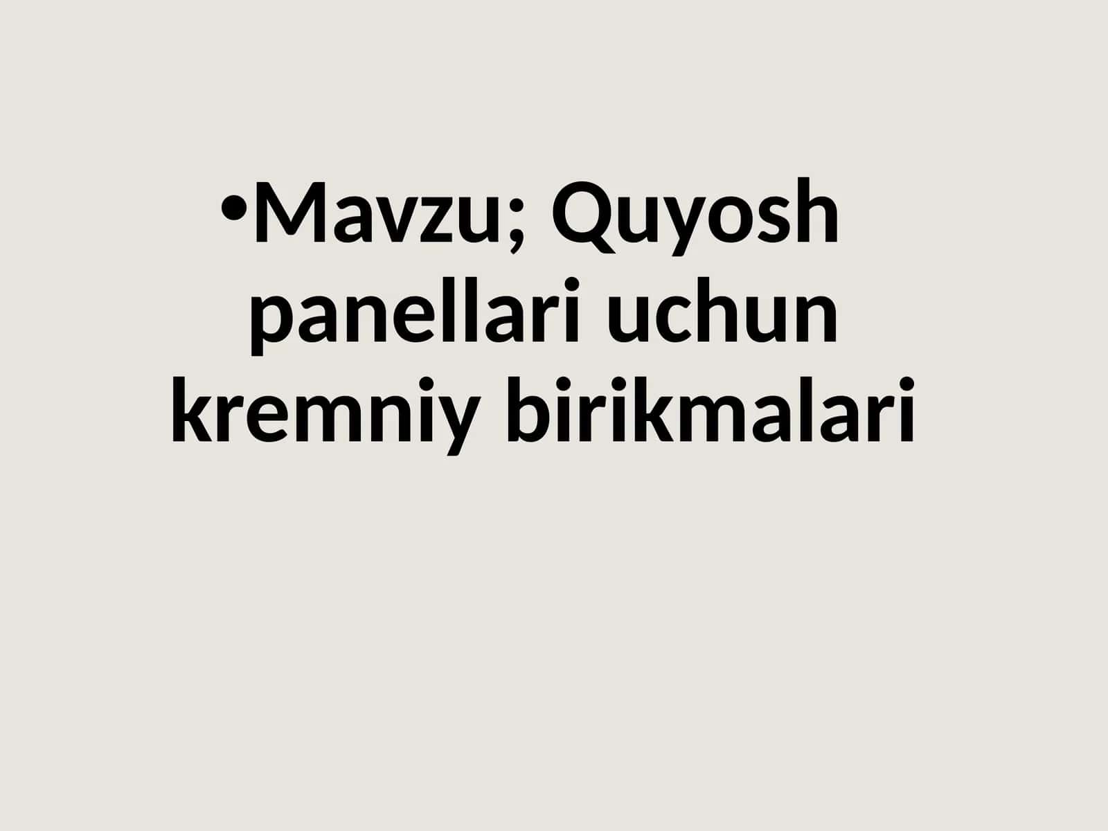 Quyosh paneli - bufotovoltaik (PV) xujayralari