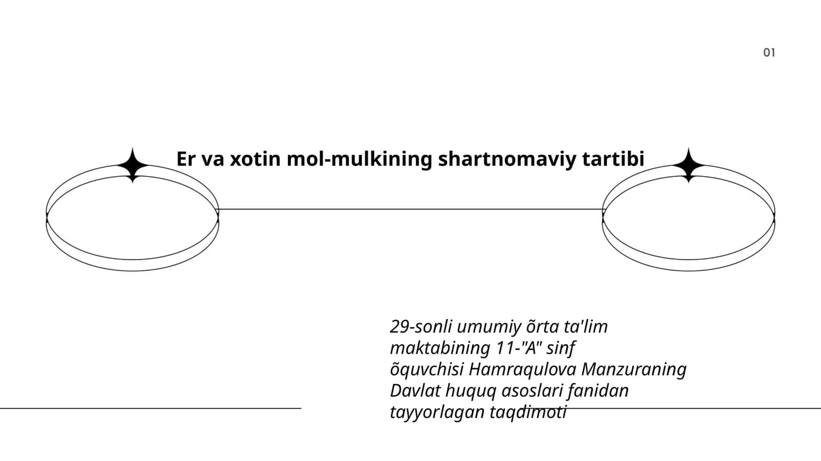 Davlat huquq asoslari fanidan tayyorlagan taqdimoti