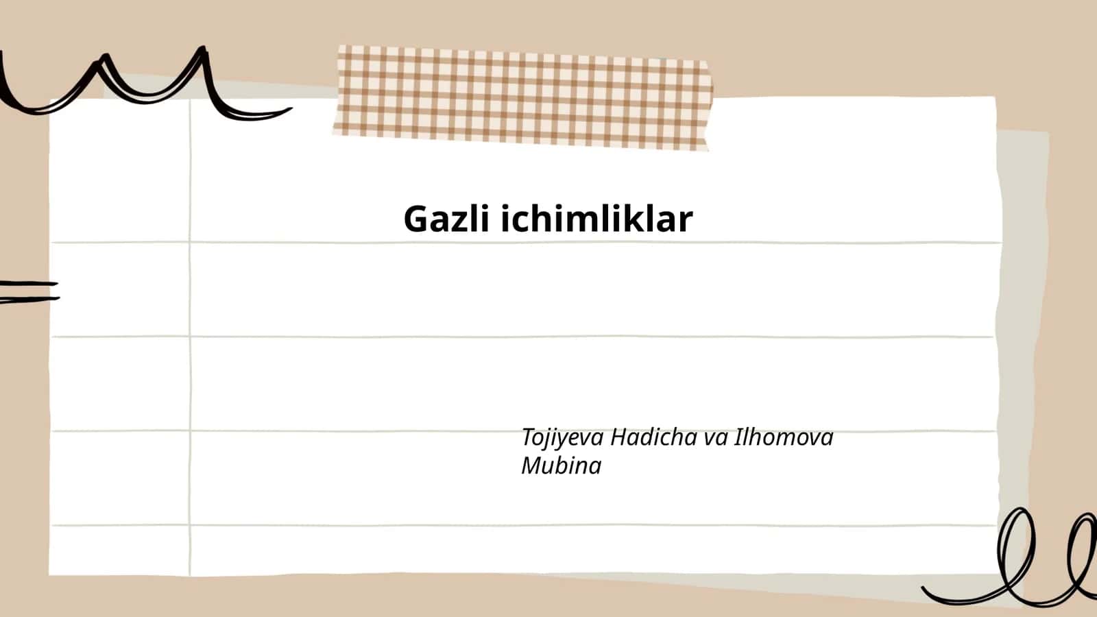 Gazli ichimliklar