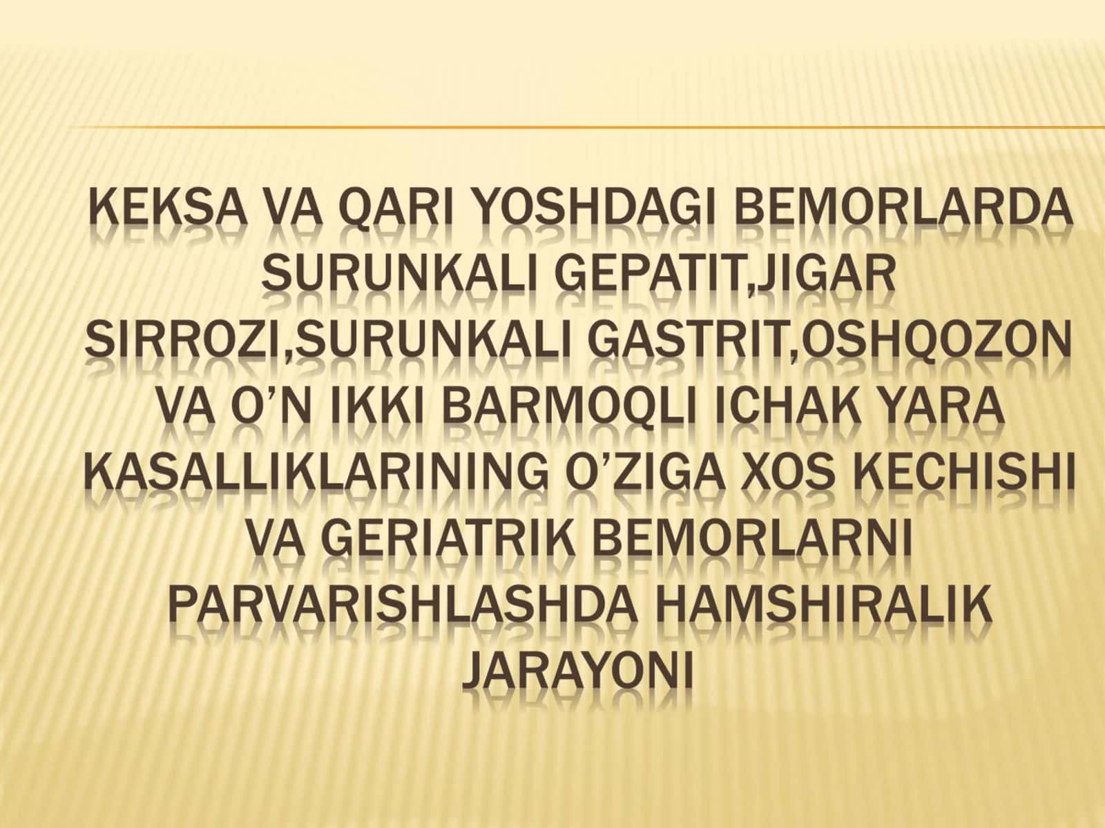 Surunkali Gepatit