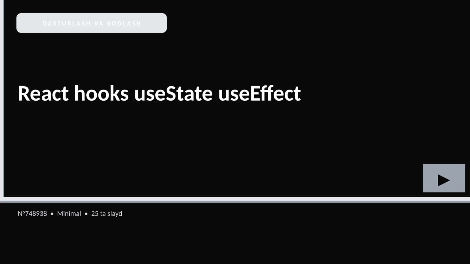 React hooks useState useEffect