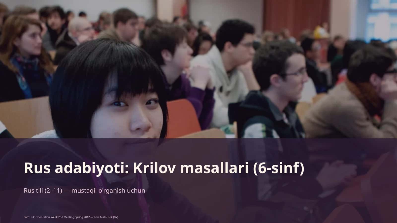 Rus adabiyoti: Krilov masallari (6-sinf)