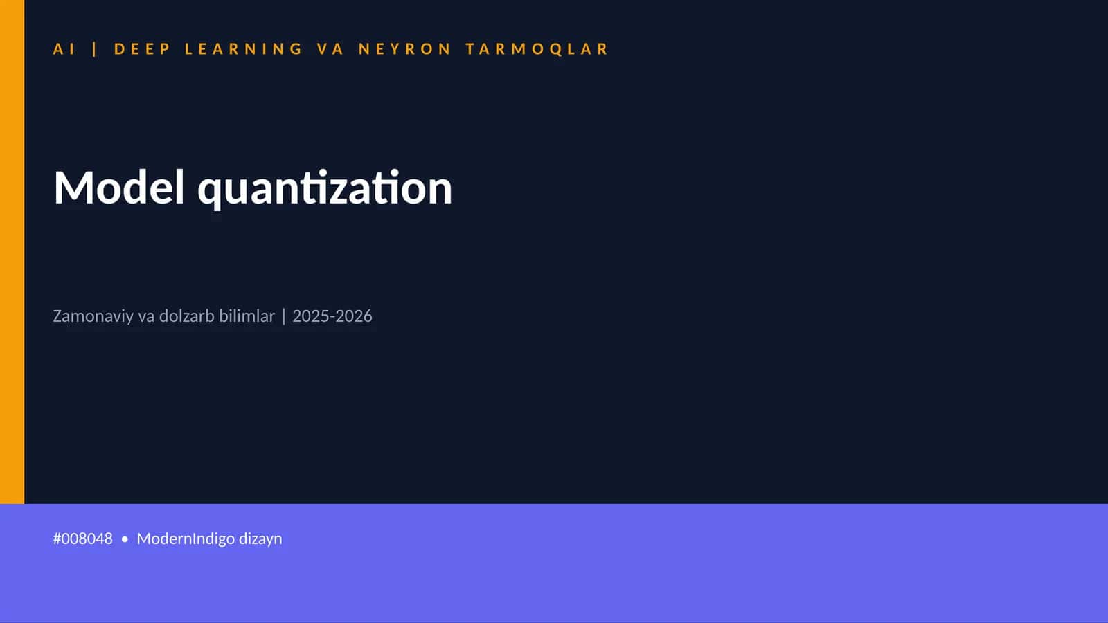 DEEP LEARNING VA NEYRON TARMOQLAR