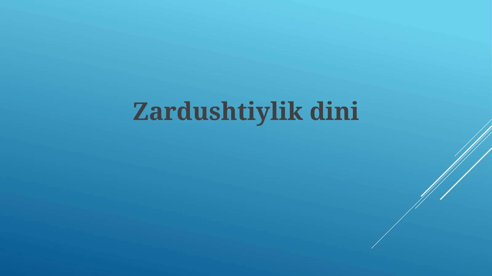 Avesto: Muqaddas Matnlar
