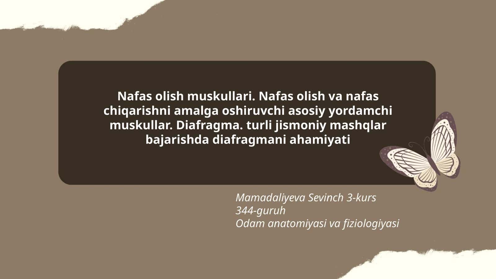 Nafas olish muskullari