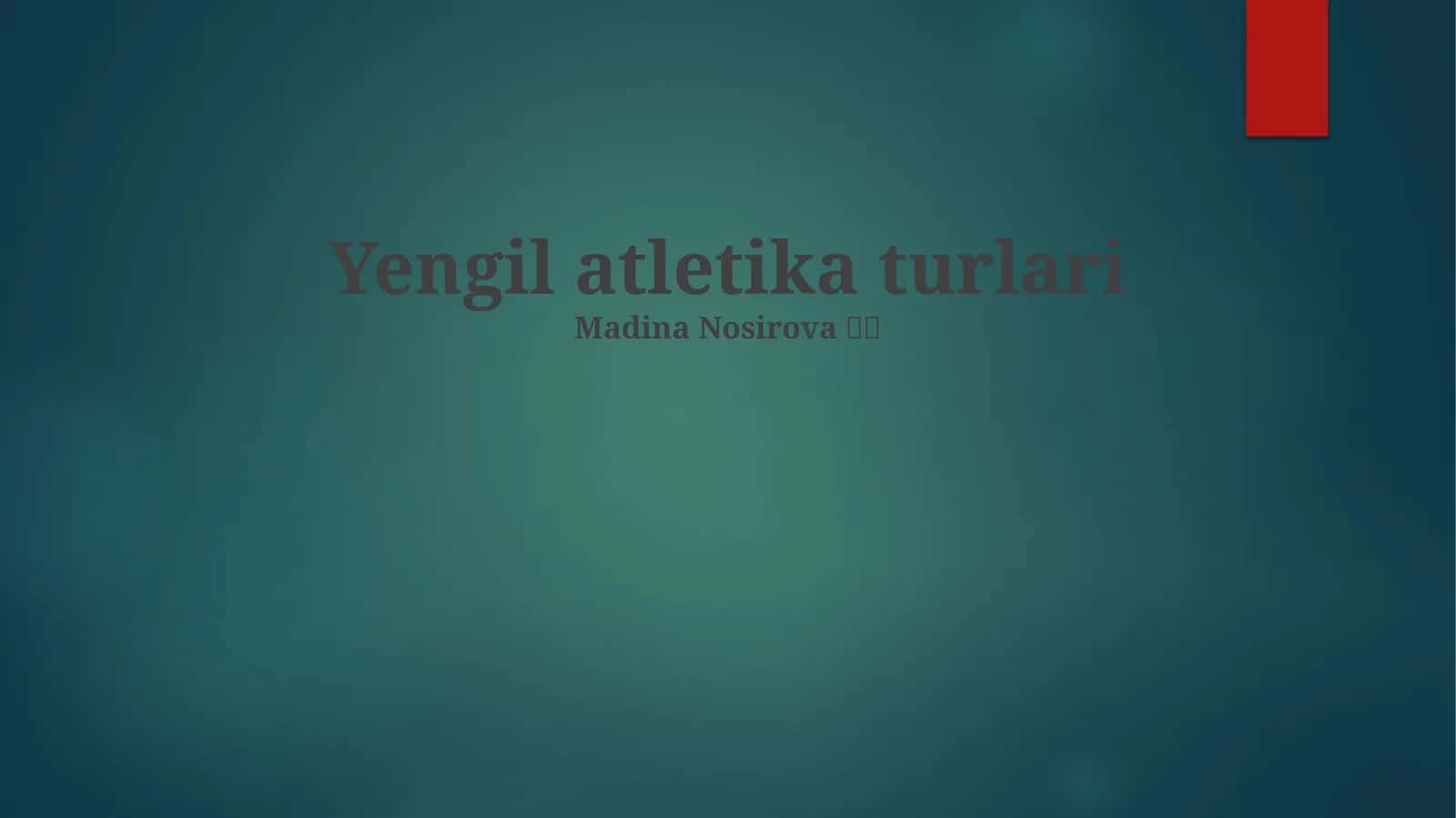 Yengil atletika turlari