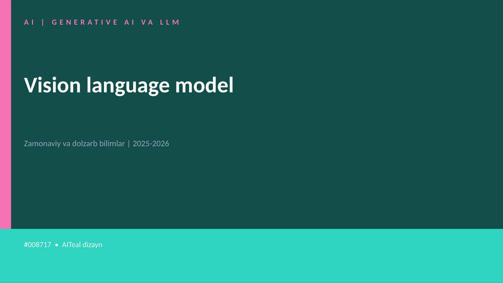 Vision language model