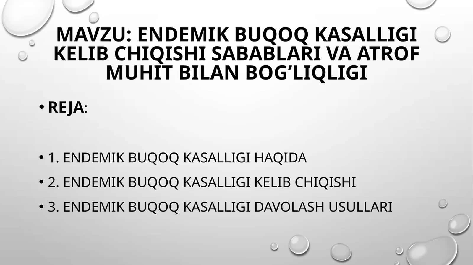 Endemik Buqoq Kasalligi