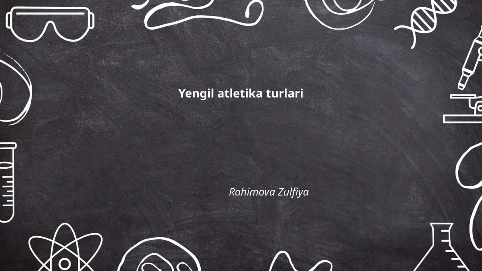Yengil atletika turlari