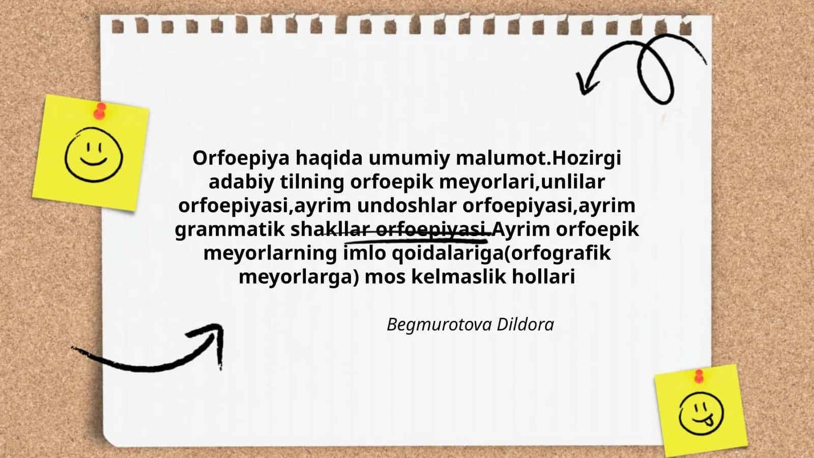 Begmurotova Dildora