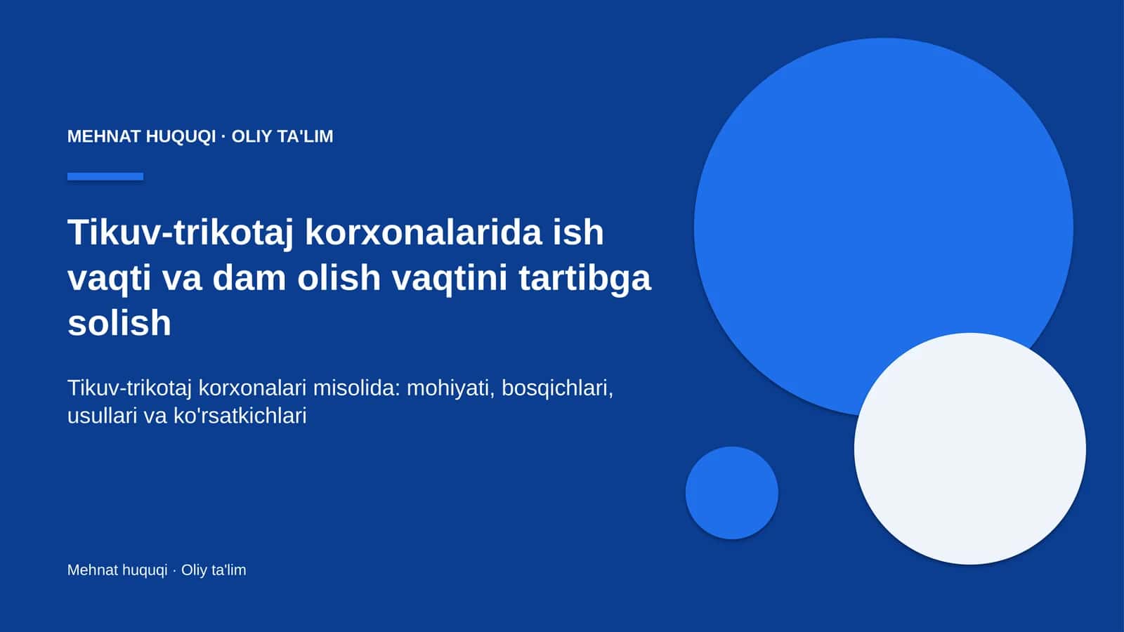 tikuv trikotaj korxonalarida ish vaqti va dam olish vaqtini tartibga solish 5517