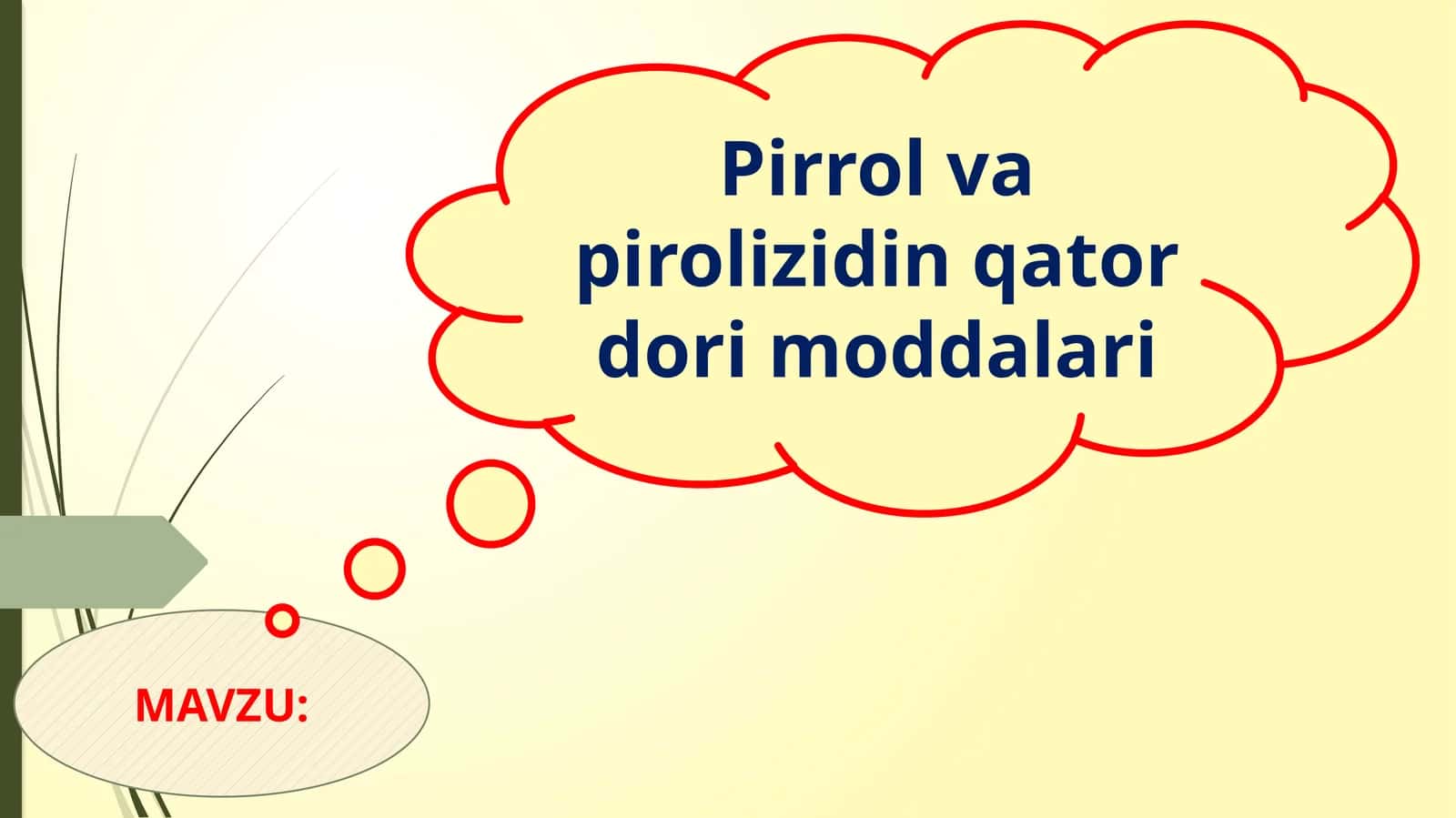 Pirrol va pirolizidin qator dori moddalari