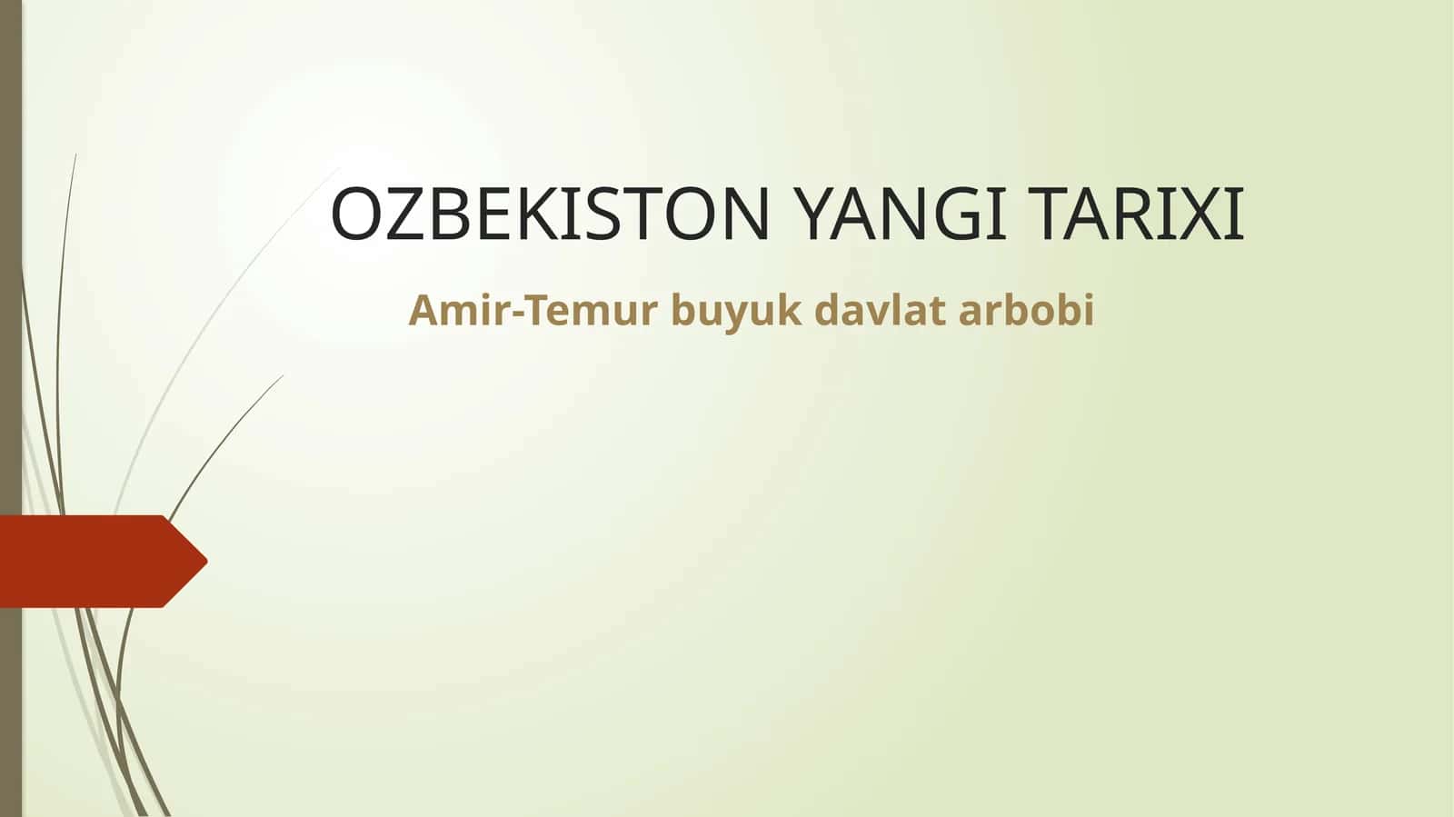 Amir-Temur buyuk davlat arbobi