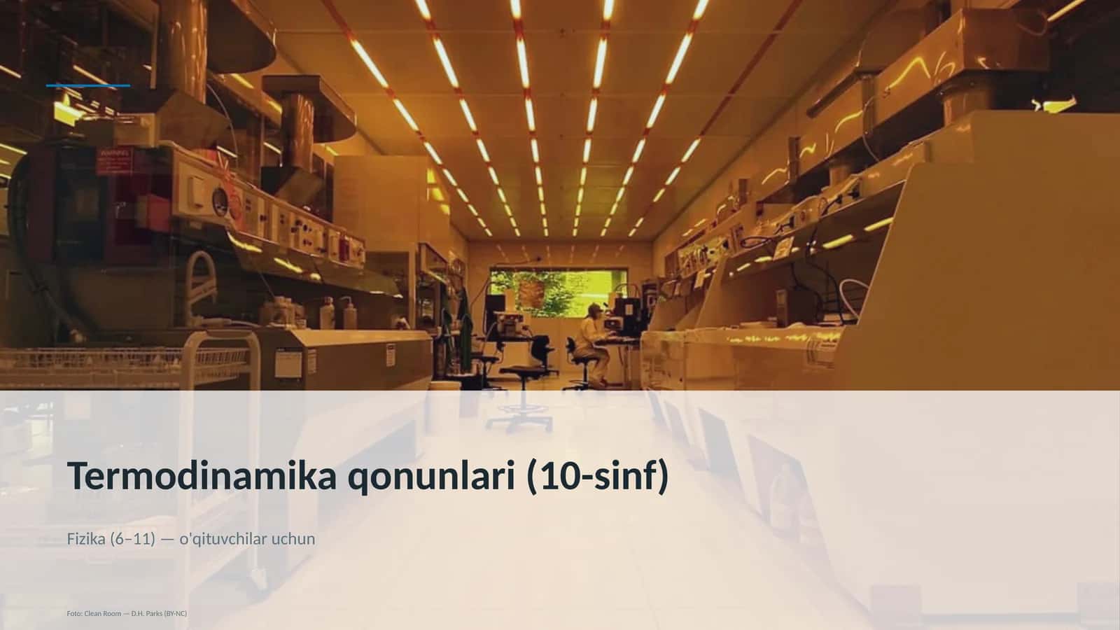 Termodinamika qonunlari (10-sinf)