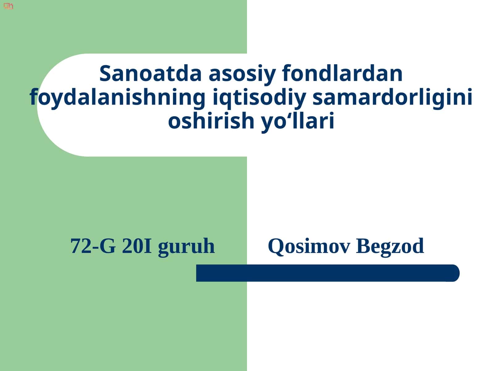 Korxona fondlarining tasnifi