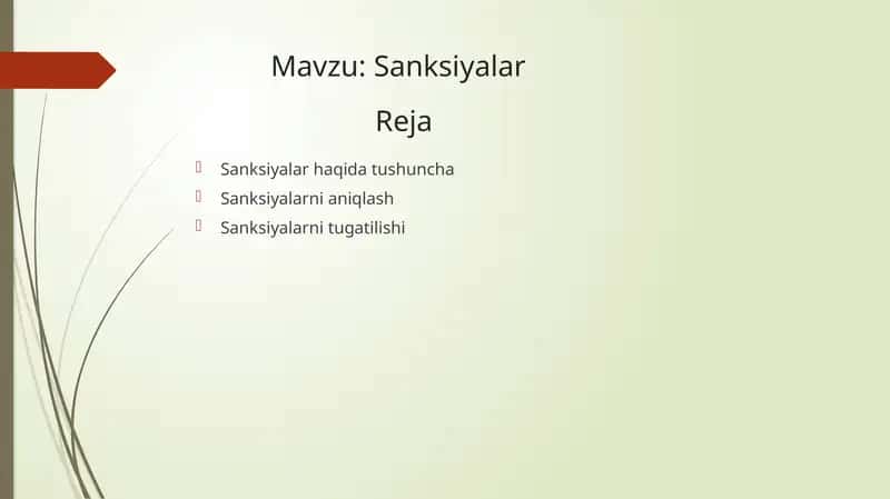 Sanksiyalar