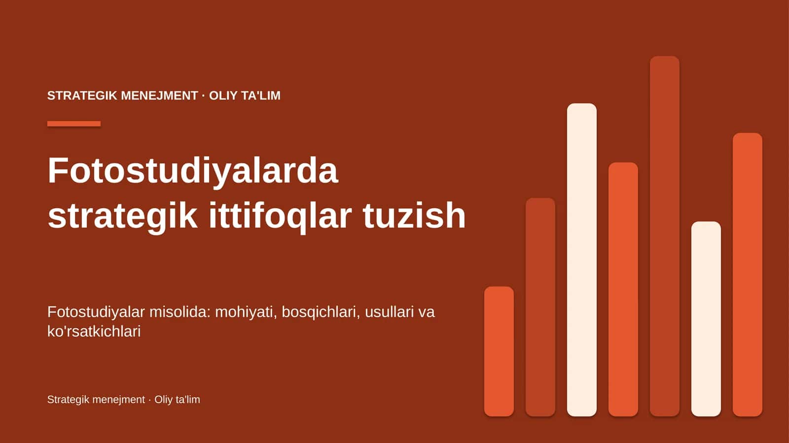 Fotostudiyalarda strategik ittifoqlar tuzish