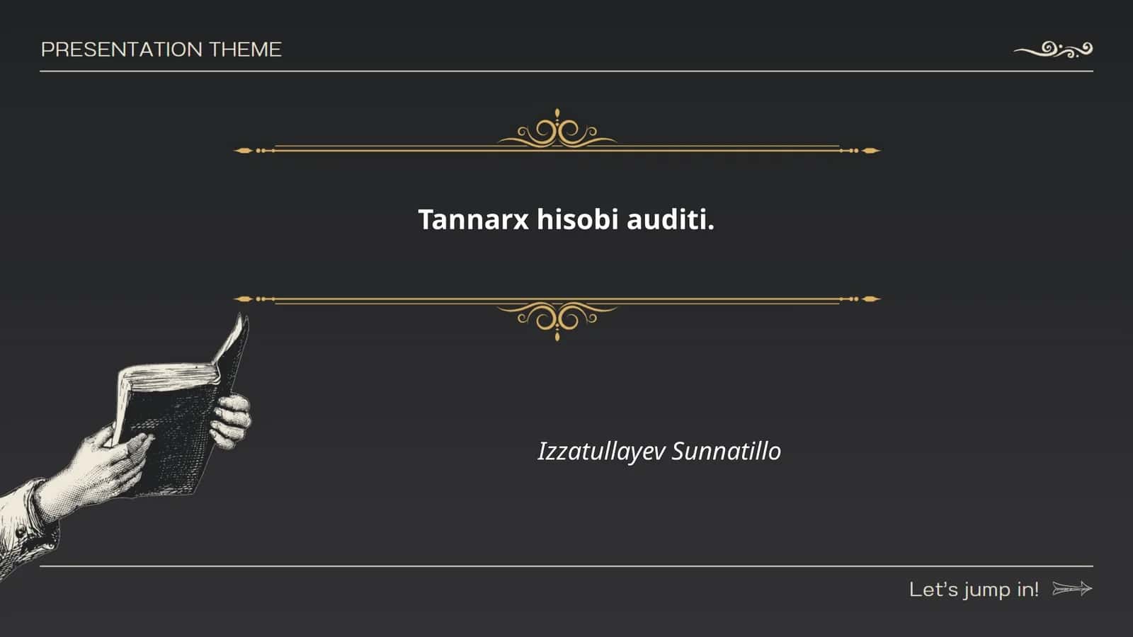 Tannarx hisobi auditi