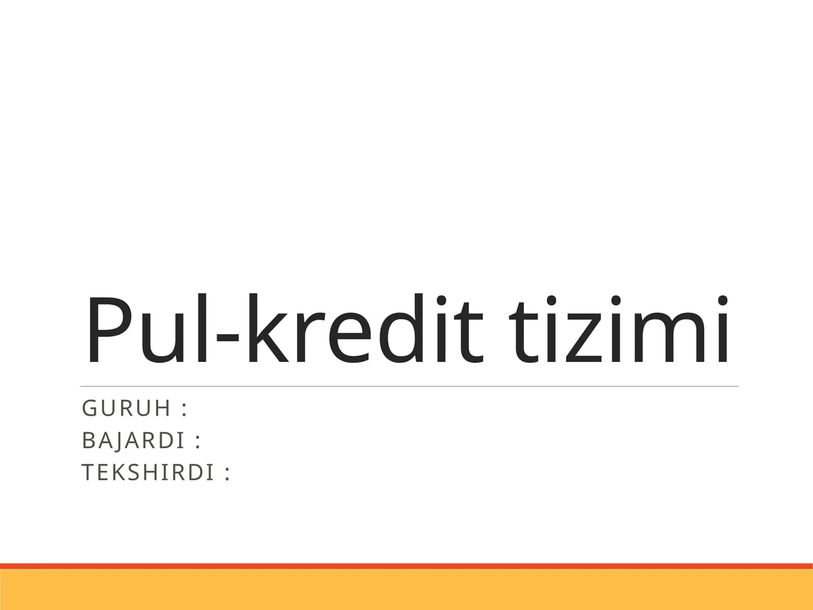 Pul-kredittizimi