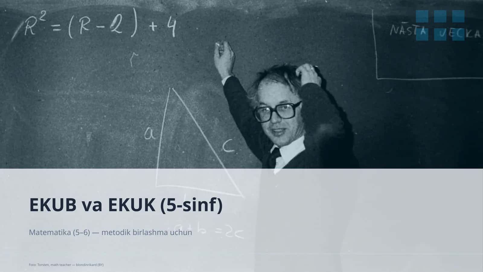 EKUB va EKUK (5-sinf)
