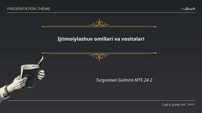 Ijtimoiylashuv omillari va vositalari