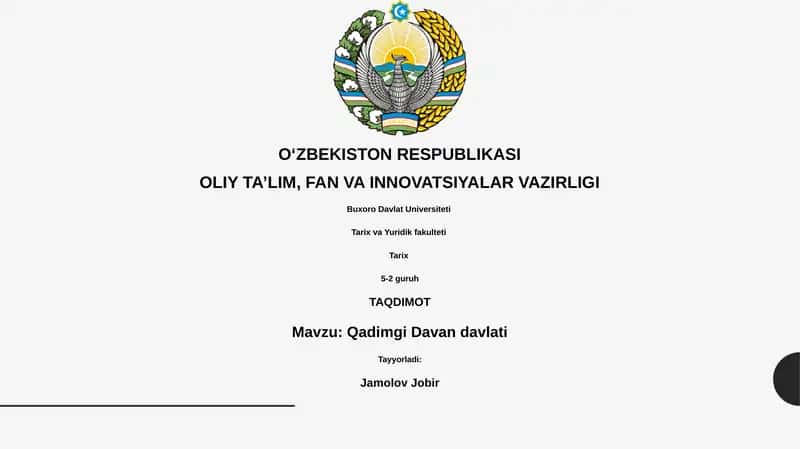 Qadimgi Davan davlati
