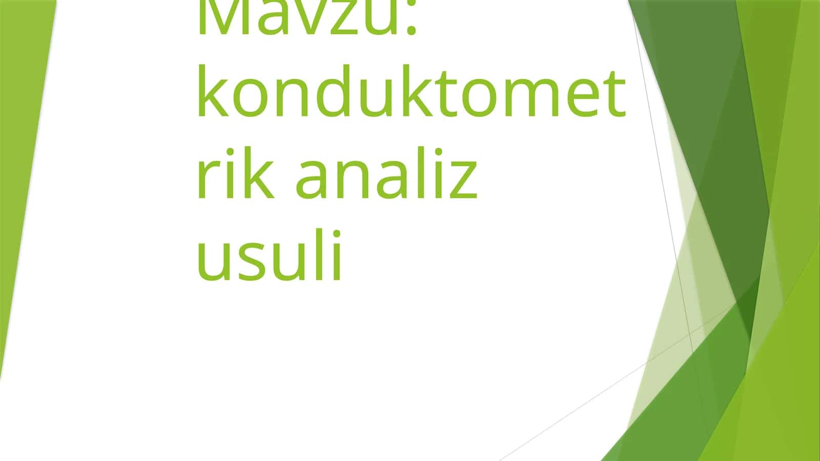 konduktometrikanalizusuli