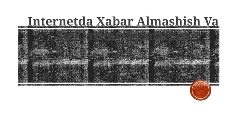 Internetda Xabar Almashish Va So‘Zlashuv Xizmatlari