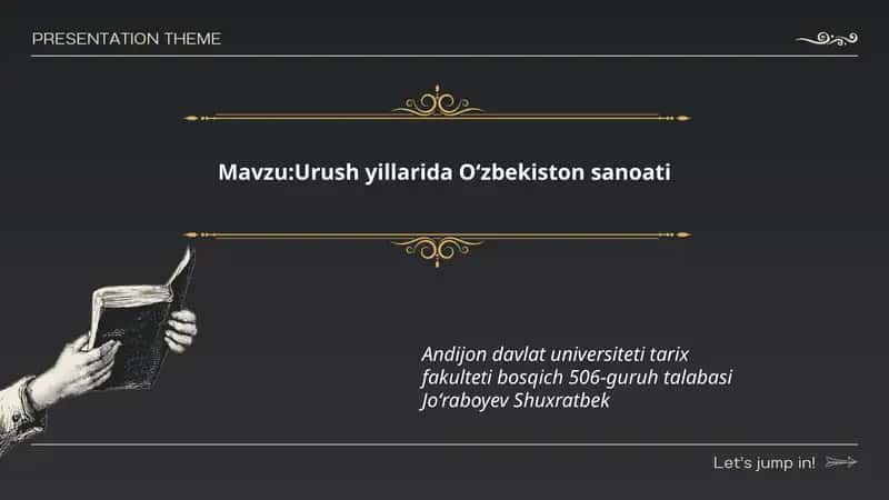 Urush yillarida Oʻzbekiston sanoati