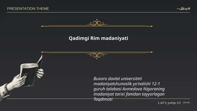 Qadimgi Rim madaniyati