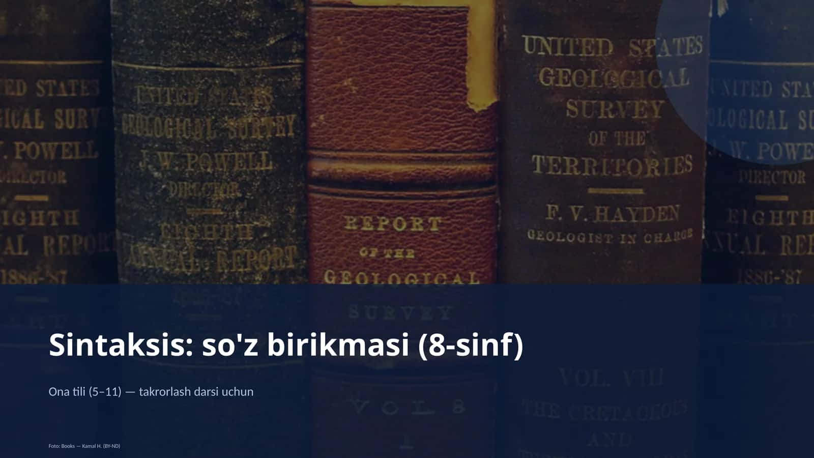 Ona tili (5-11) - takrorlash darsi