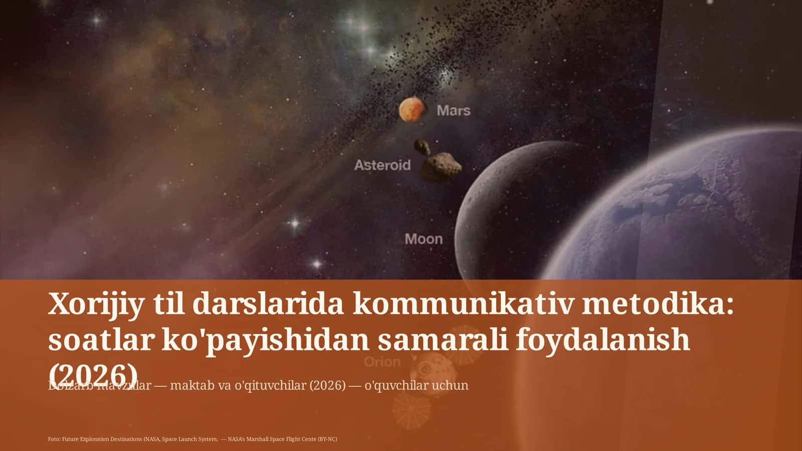 Xorijiy til darslarida kommunikativ metodika: soatlar ko'payishidan samarali foydalanish (2026)