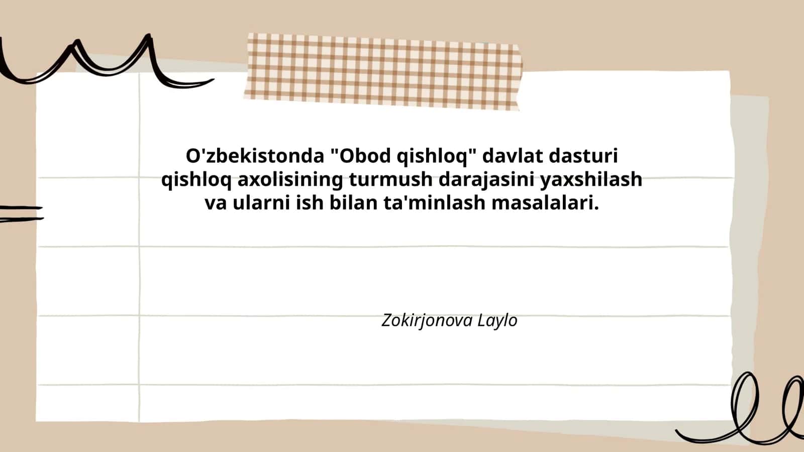 Obod qishloq dasturi