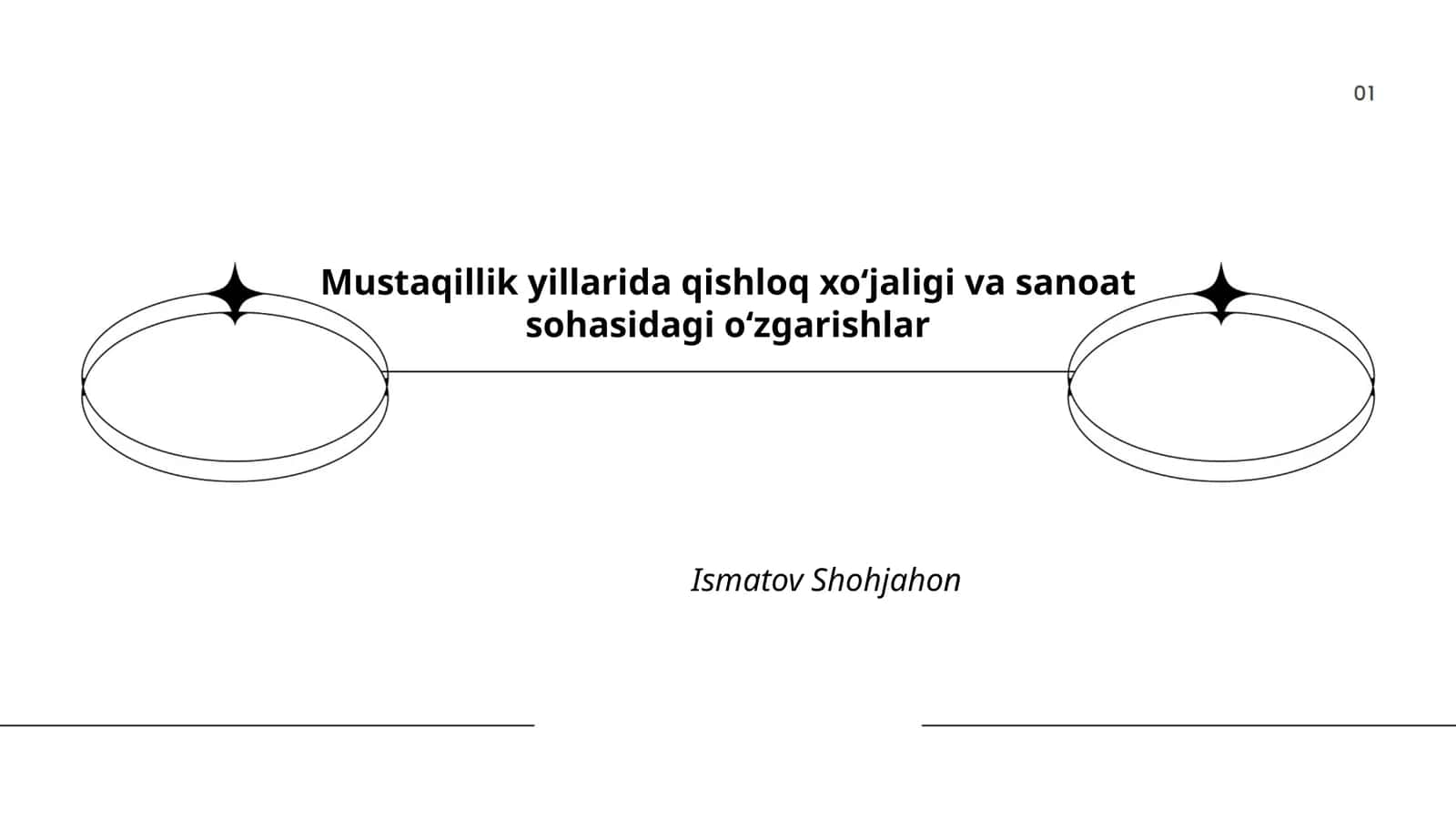 Qishloq xo‘jaligi va sanoat sohasidagi o‘zgarishlar