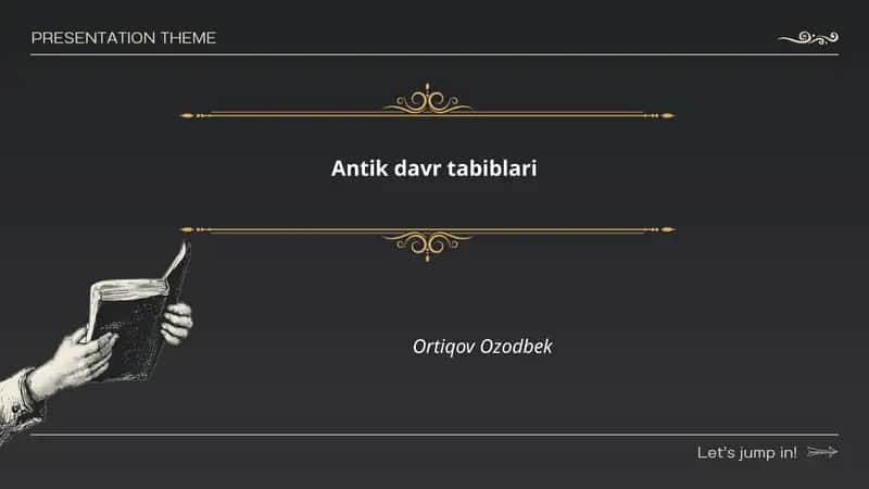 Antik davr tabiblari