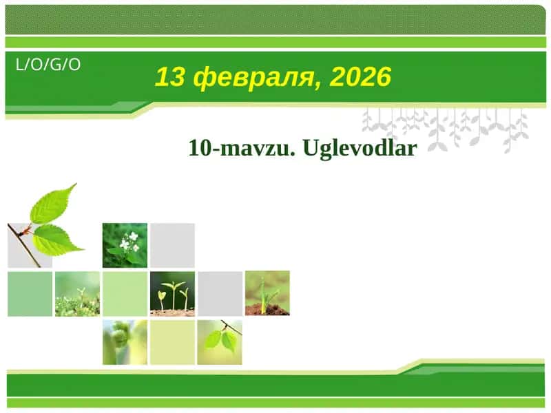 Uglevodlar
