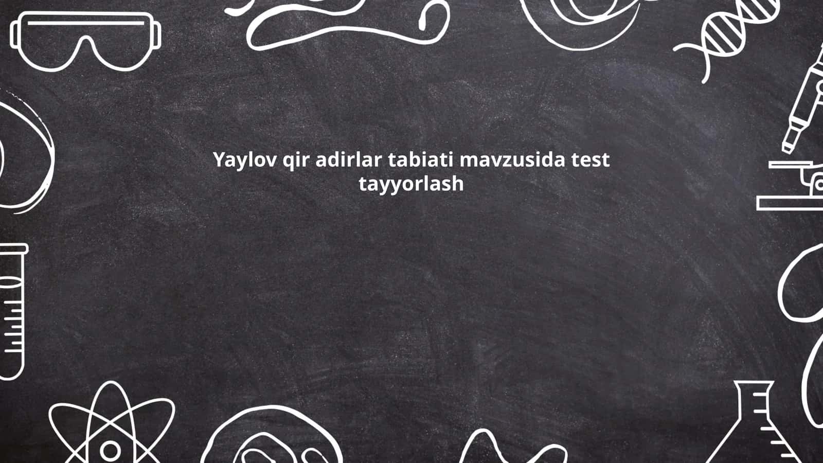 Yaylov ekotizimlari
