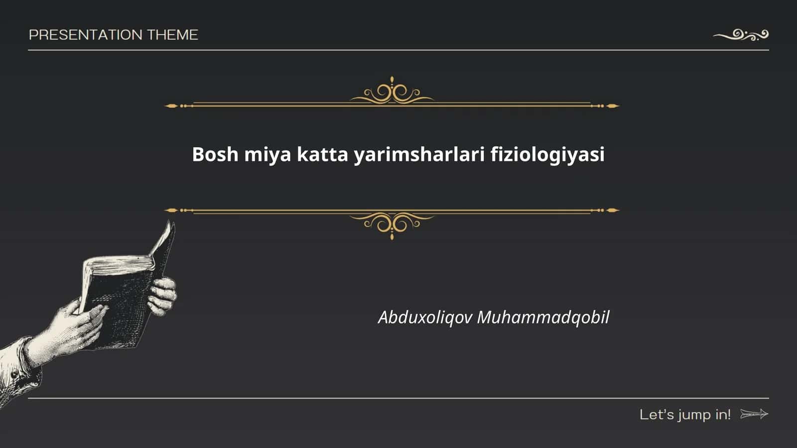 Bosh miya katta yarimsharlari fiziologiyasi