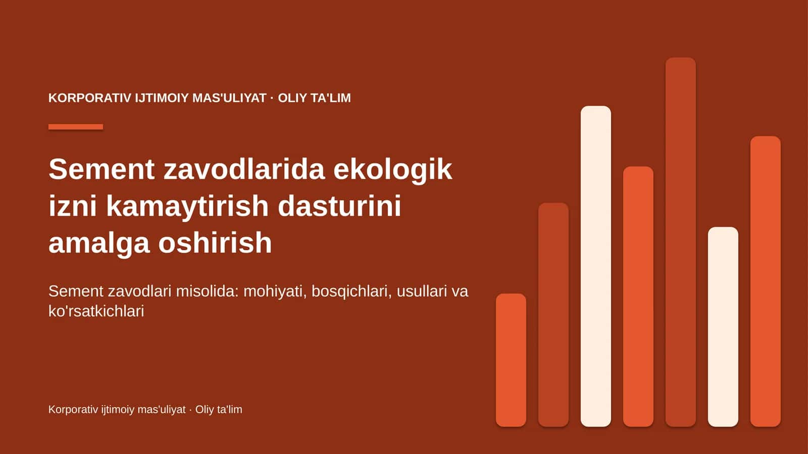 sement zavodlarida ekologik izni kamaytirish dasturini amalga oshirish 9316