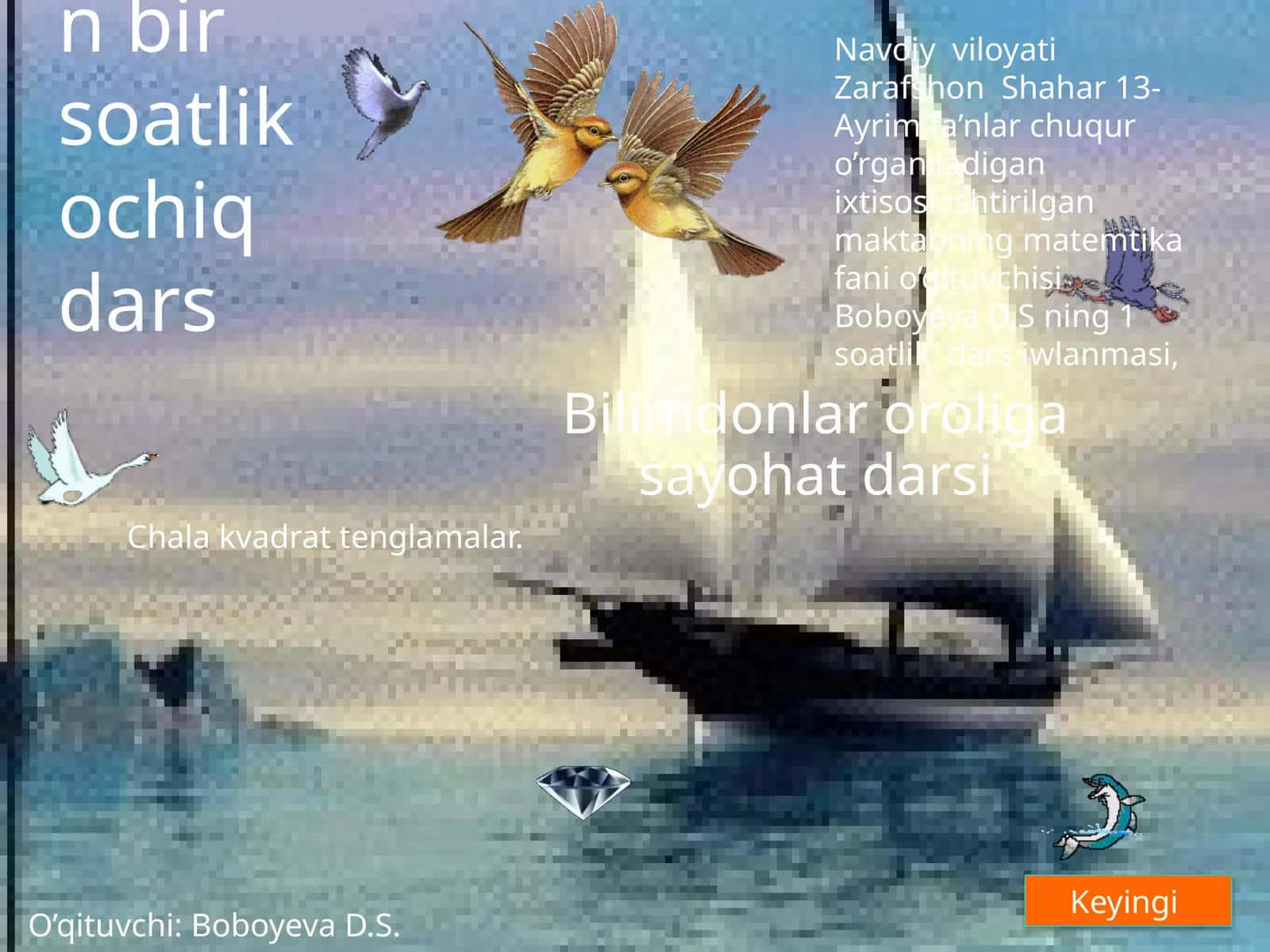 Chala kvadrat tenglamalari