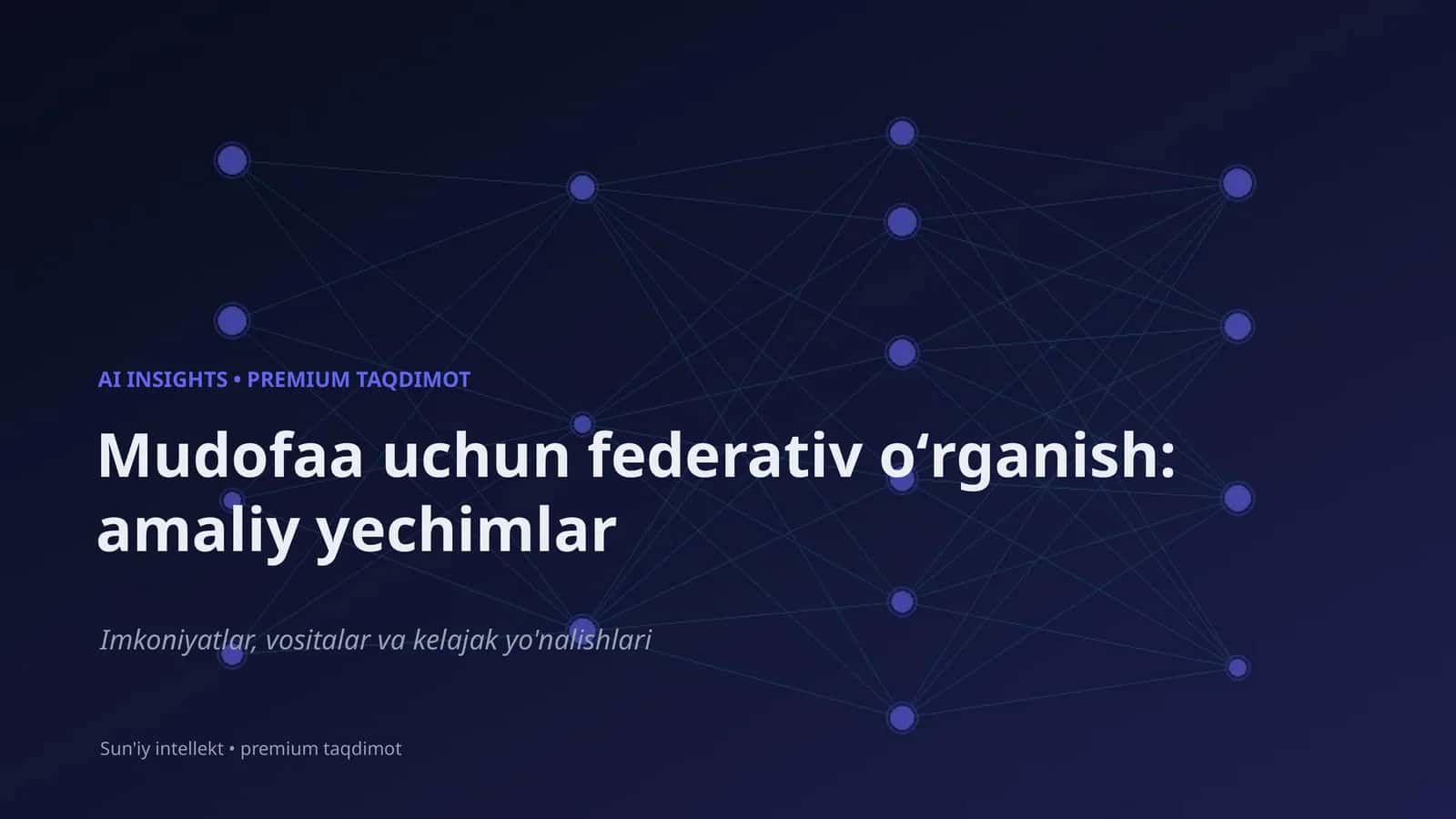 AI INSIGHTS • PREMIUM TAQDIMOT