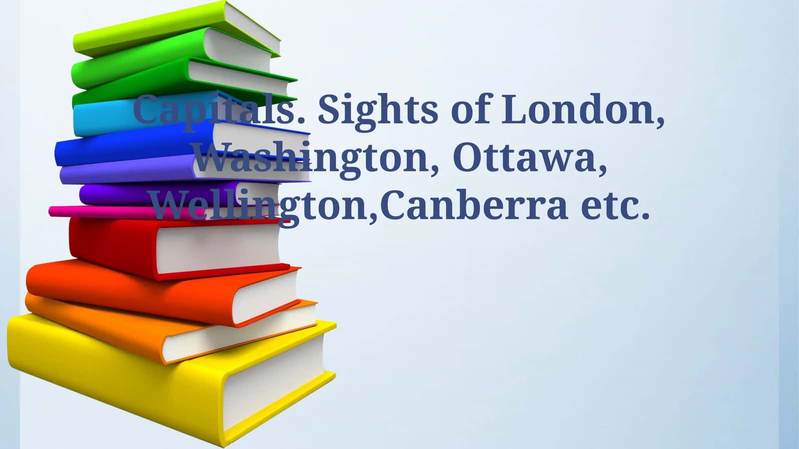 Global Capitals: A Comparative Overview