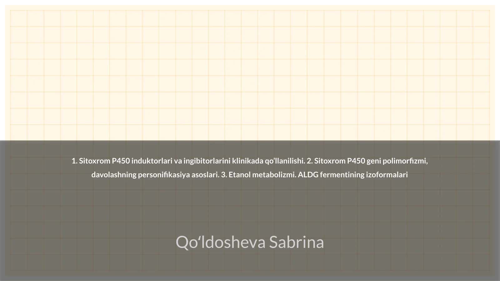 Sitoxrom P450 Induktorlari va Ingibitorlari