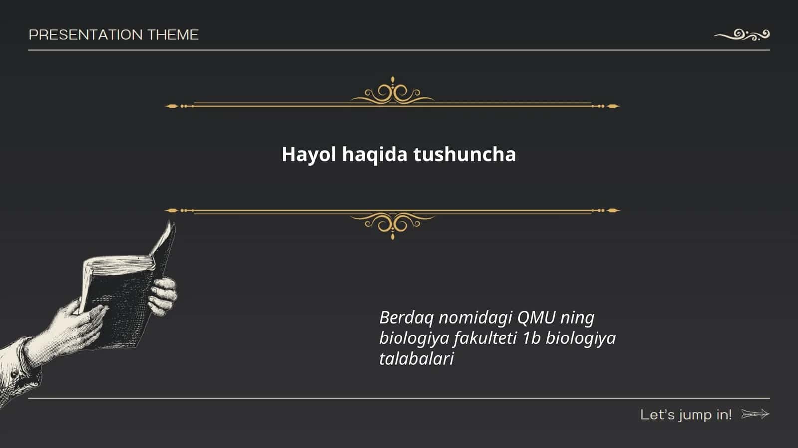 Ҳаёл тушунчаси
